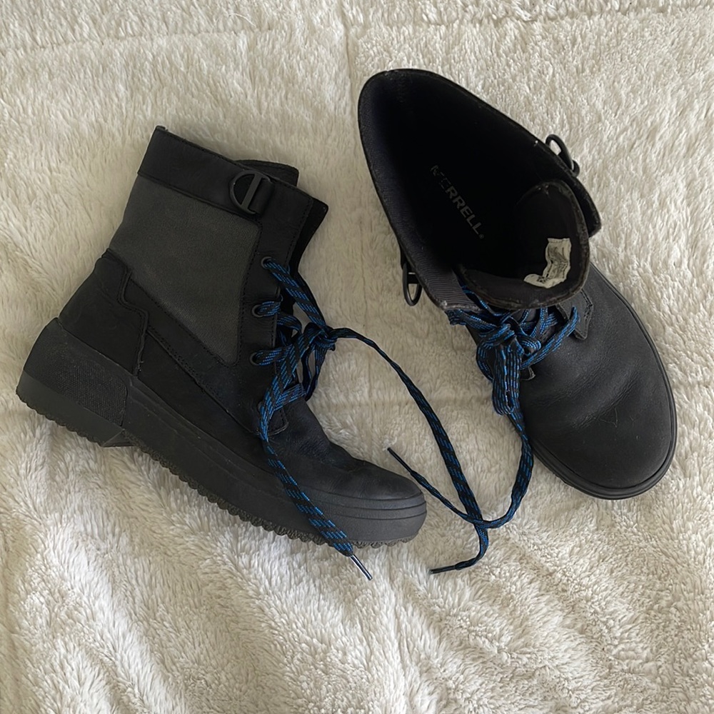 Merrell Haven Mid Lace Leather Waterproof Boots, 6.5